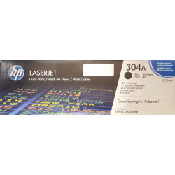 HP 304A Black Toner Dual Pack