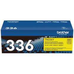 Brother TN336Y Original Toner Cartridge - Laser - High Yield - 3500 Pages - Yellow